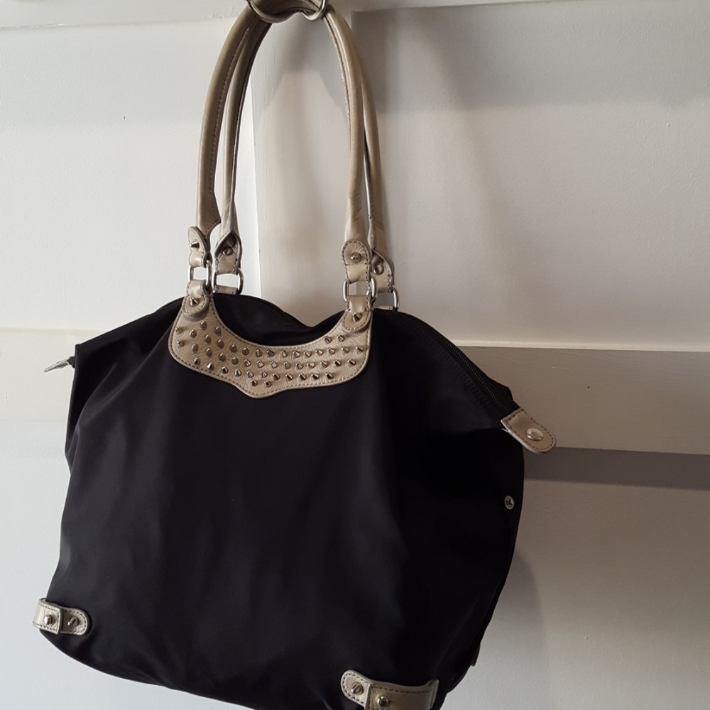💥Rebecca Minkoff Nylon studded tote bag black 💥
